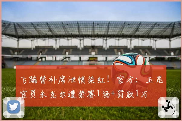 飞踹替补席泄愤染红！官方：玉昆官员米克尔遭禁赛1场+罚款1万